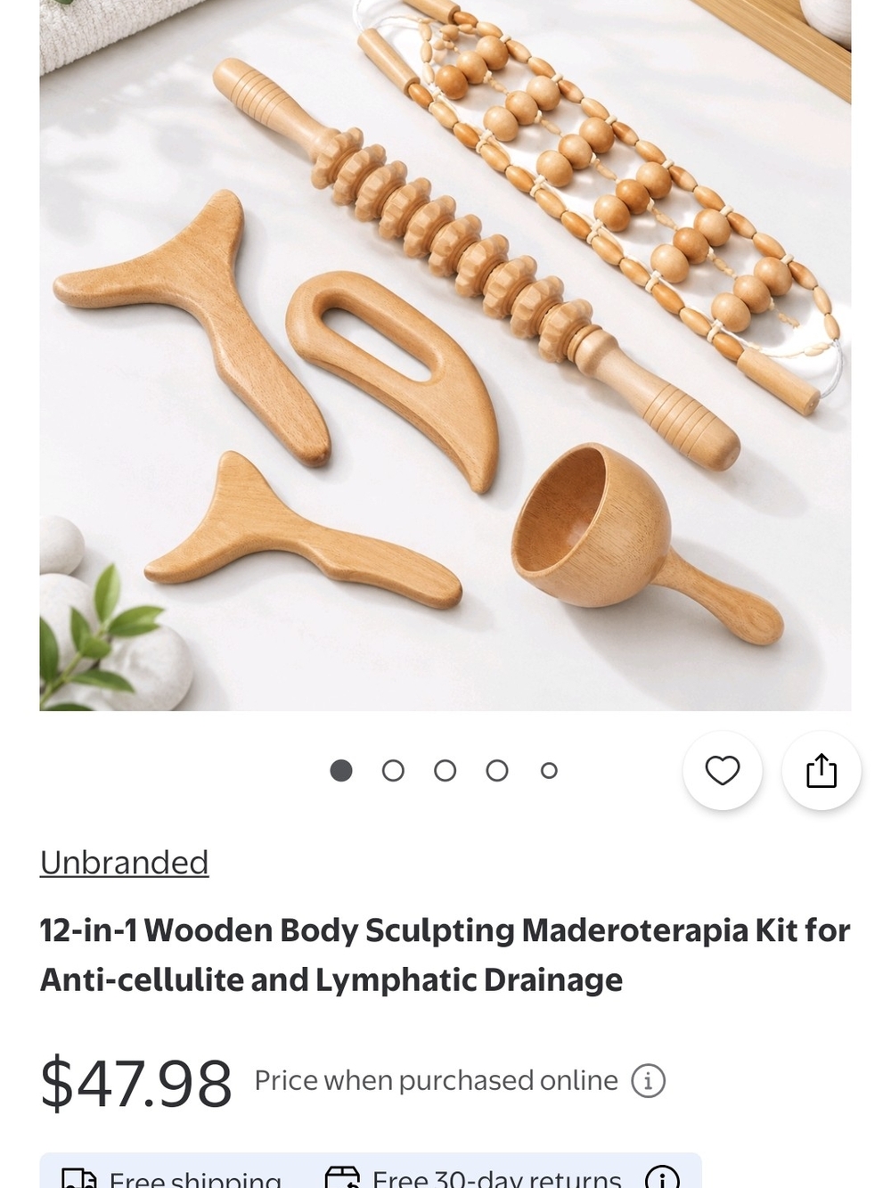 Wooden Body Sculpting Maderoterapia Kit